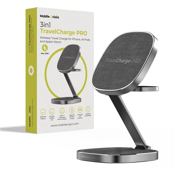 Φορτιστής MOBILE ORIGIN TravelCharge PRO Γκρι