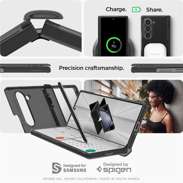 Spigen Spigen Ultra Hybrid Pro, frost gray - Samsung Galaxy Z Fold6