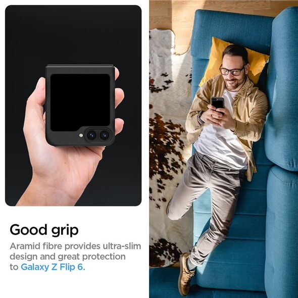 Spigen Spigen Airskin - Θήκη για Samsung Galaxy Z Flip 6 (Aramid Black) 13673047 8809971227940