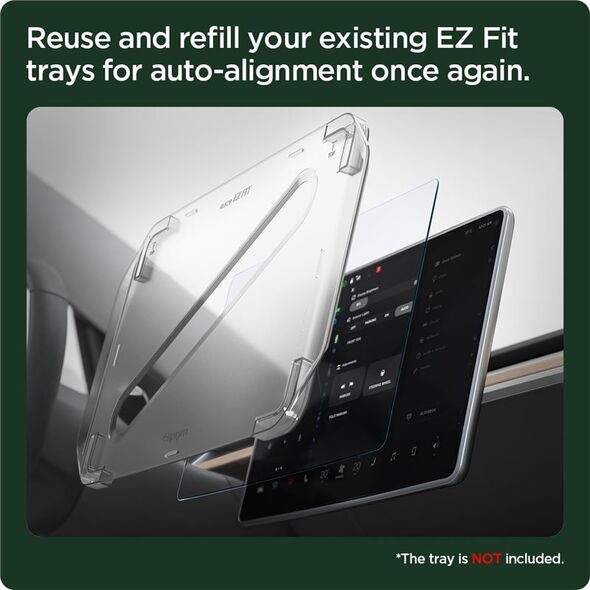 Spigen Spigen Tesla EZ Fit Refill Αντιθαμβωτική Προστασία Οθόνης 1 Πακέτο - Tesla Model Y/3