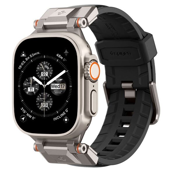 Spigen Spigen DuraPro Armor, black - AW Ultra 2/1 49mm / 9/8/7 45mm / SE/6/5/4 44mm / 3/2/1 42mm
