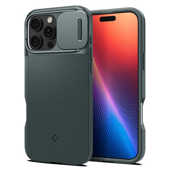 Spigen Spigen Optik Armor Mag MagSafe - Θήκη για iPhone 16 Pro Max (Abyss Green)