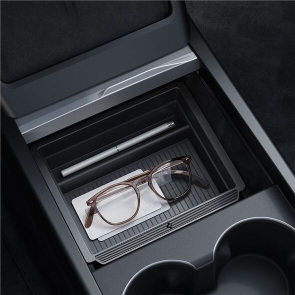 Spigen Spigen Tesla Sliding Console Organizer (Bottom), black - Tesla Model 3 (2024)