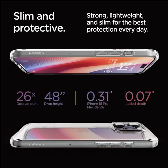 Spigen Spigen Ultra Hybrid, crystal clear - iPhone 6.9" 2024