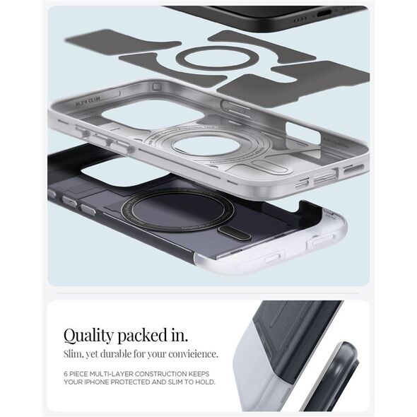 Spigen Classic C1 MagSafe, γραφίτης - iPhone 16 Pro Max