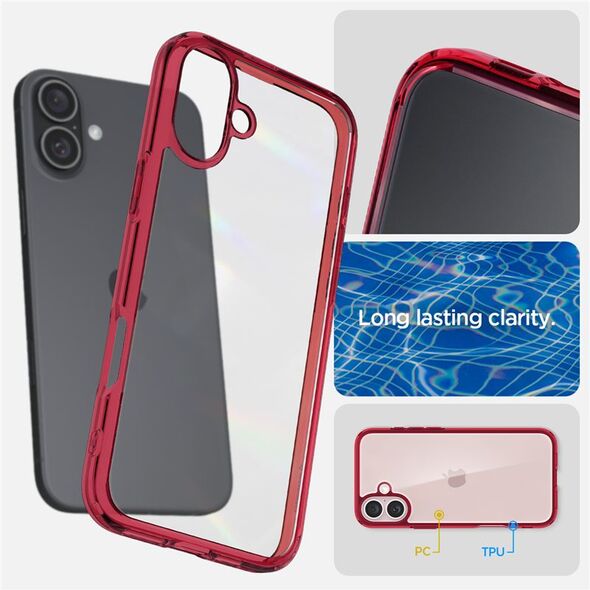 Spigen Spigen Ultra Hybrid, red crystal - iPhone 6.1" 2024