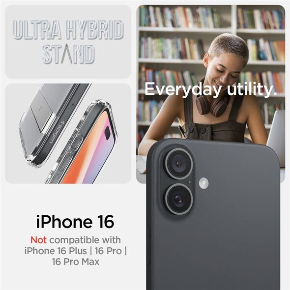 Spigen Spigen Ultra Hybrid S MagSafe, κρυστάλλινο καθαρό - iPhone 16