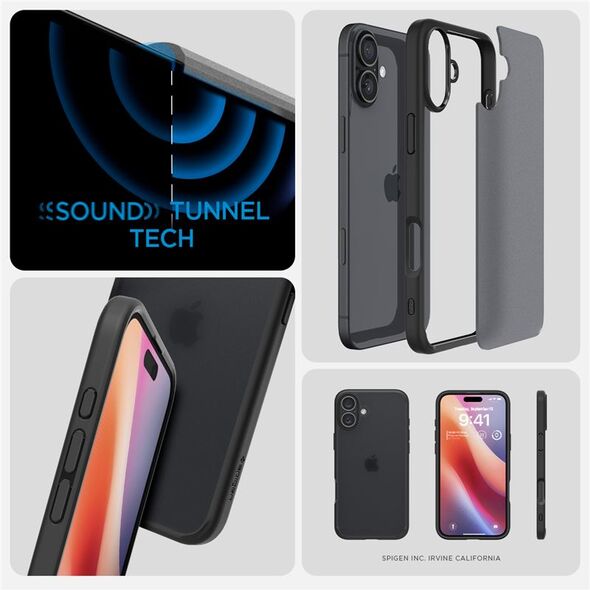 Spigen Spigen Ultra Hybrid, frost black - iPhone 16 Plus