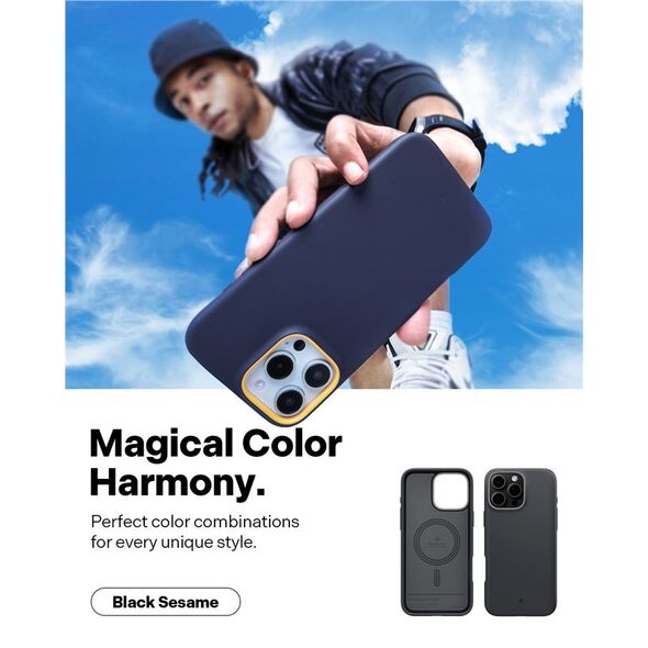Spigen Spigen Caseology Nano Pop MagSafe, μαύρο σουσάμι - iPhone 16 Pro