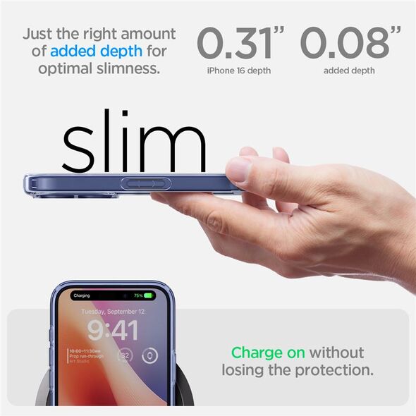 Spigen Spigen Ultra Hybrid, sky crystal - iPhone 6.1" 2024