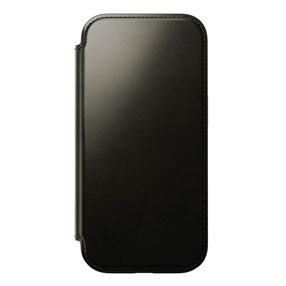 Nomad Nomad Δερμάτινο Folio, πράσινο χρώμιο - iPhone 16 Pro