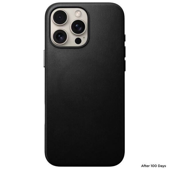 Nomad Nomad Παραδοσιακή Δερμάτινη Θήκη, μαύρη, iPhone 16 Pro Max