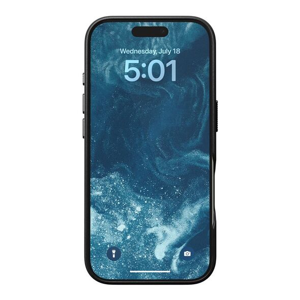Nomad Nomad Παραδοσιακή Δερμάτινη Θήκη, μαύρο, iPhone 16 Pro