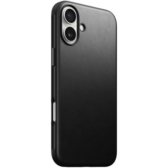 Nomad Nomad Μοντέρνα Δερμάτινη Θήκη, μαύρο - iPhone 16 Plus