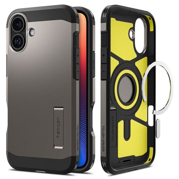 Spigen Spigen Tough Armor MagSafe, gunmetal - iPhone 6.7" 2024