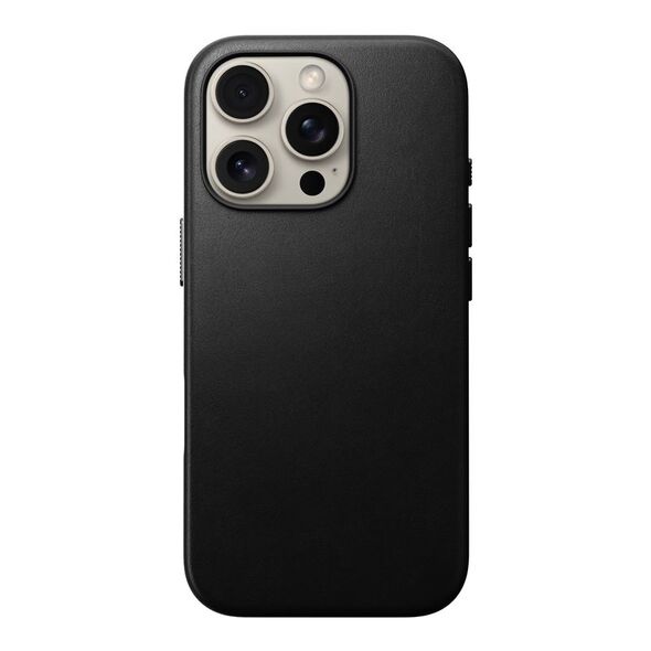 Nomad Nomad Παραδοσιακή Δερμάτινη Θήκη, μαύρο, iPhone 16 Pro