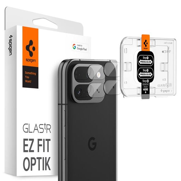 Spigen Spigen Glass tR EZ Fit Optik 2 Pack, crystal clear - Google Pixel 9 Pro Fold