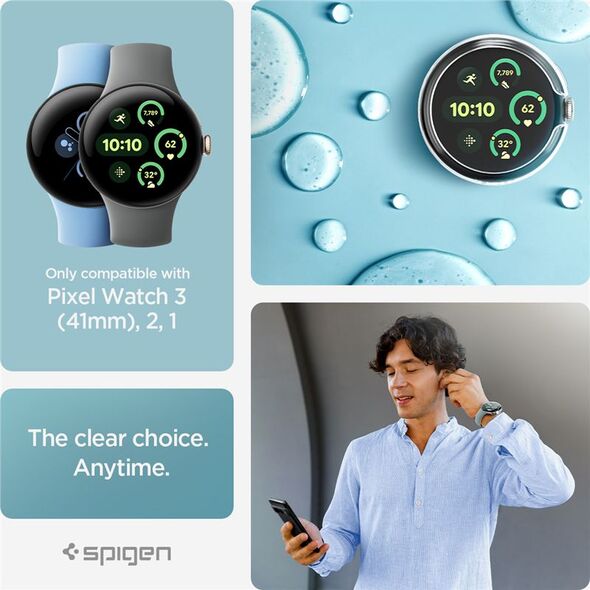 Spigen Spigen Thin Fit, crystal clear - Google Pixel Watch 3/2/1 (41mm)