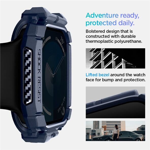 Spigen Spigen Rugged Armor, navy blue - Apple Watch 10 42mm