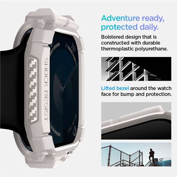 ΘΗΚΗ ΓΙΑ APPLE WATCH 10 (46MM) ΜΠΕΖ DUNE BEIGE SPIGEN RUGGED ARMOR PRO