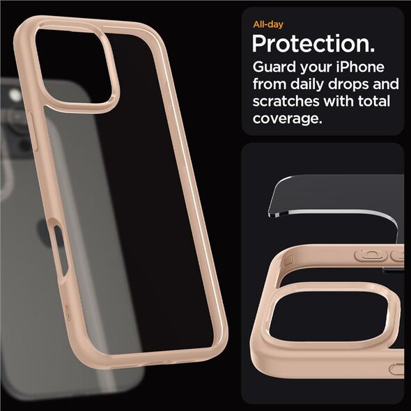 Spigen Spigen Ultra Hybrid, rose titanium - iPhone 16 Pro Max