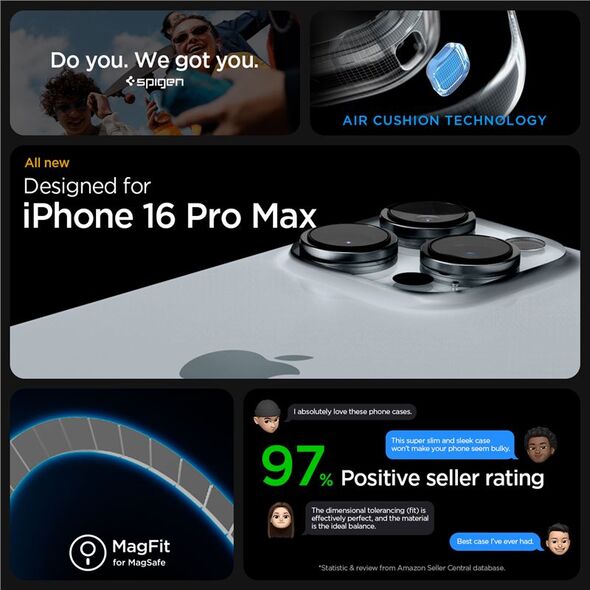 Spigen Spigen Ultra Hybrid MagSafe, frost rose titanium - iPhone 16 Pro Max