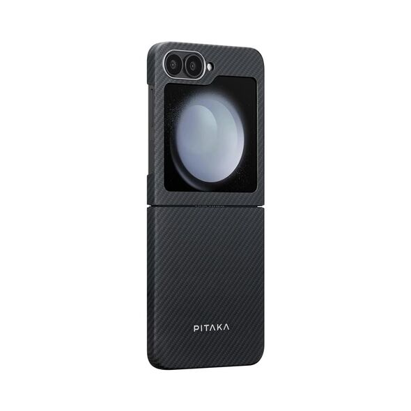 Θήκη Pitaka MagEZ 5, μαύρο/γκρι - Samsung Galaxy Z Flip 6