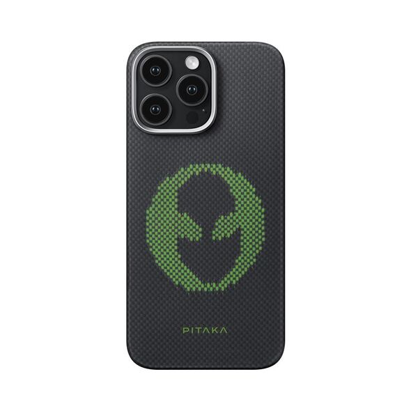 Θήκη Υφασμένη Αφής Pitaka x Aries, Alien - iPhone 16 Pro Max