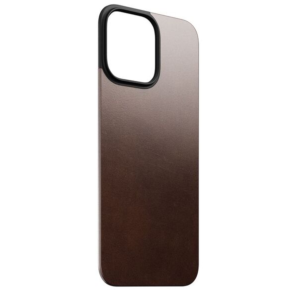 NOMAD Magnetic Horween Leather Back Brown | iPhone 16 Pro Max