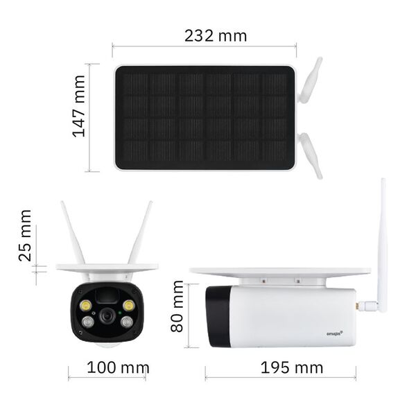 Κάμερα IP Omajin Omajin by Netatmo Εξωτερική Ηλιακή Κάμερα