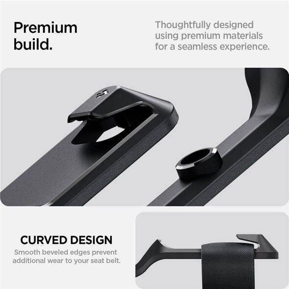 Spigen Tesla Πίσω Κάτοχος Ζώνης Ασφαλείας, μαύρο - Tesla Model Y
