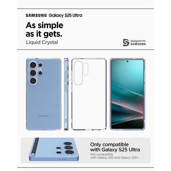 SPIGEN LIQUID CRYSTAL GALAXY S25 ULTRA CRYSTAL CLEAR