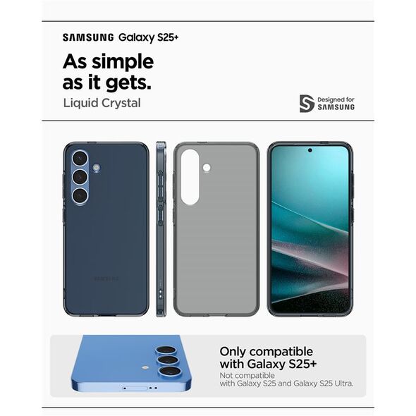 Spigen Liquid Crystal θήκη για Samsung Galaxy S25+ space cristal