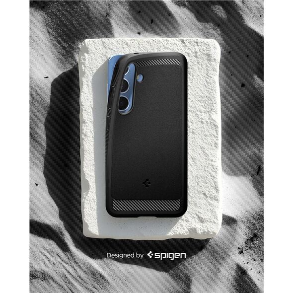 Θήκη Spigen Rugged Armor Mag MagSafe Samsung Galaxy S25 Ματ Μαύρο