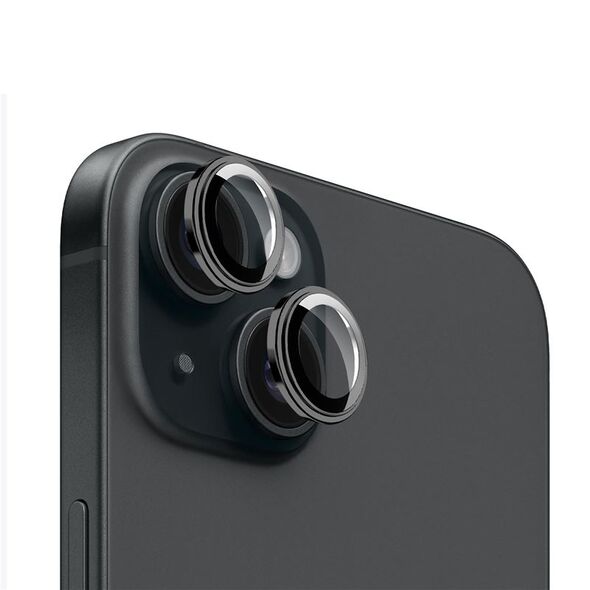 Προστατευτικά φακών Mobile Origin Easy, μαύρο - iPhone 15 / 15 Plus