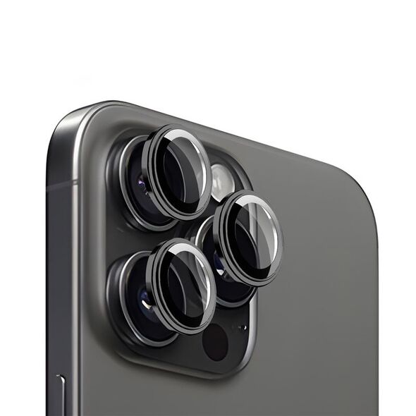 Προστατευτικά φακών Mobile Origin Easy, μαύρο - iPhone 15 Pro / 15 Pro Max