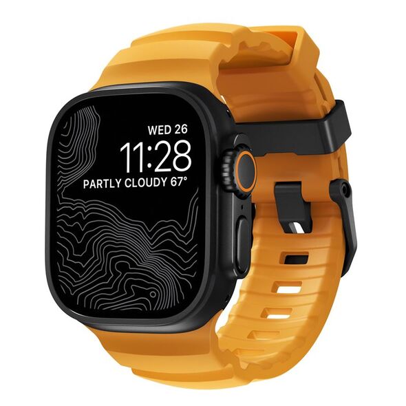 NOMAD Rocky Point Band Sol Connector Black Titanium 49mm / 46mm / 45mm