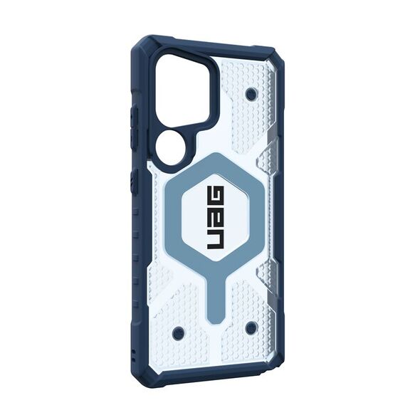 UAG Pathfinder Clear Magnet Bundle - προστατευτική θήκη για Samsung Galaxy S25 Ultra 5G με ενσωματωμένη μαγνητική μονάδα και λουράκι καρπού για το τηλέφωνο (μπλε)