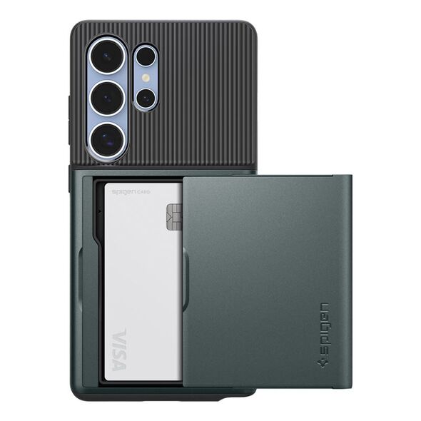 Spigen Slim Armor CS, άβυσσος πράσινο - Samsung Galaxy S25 Ultra