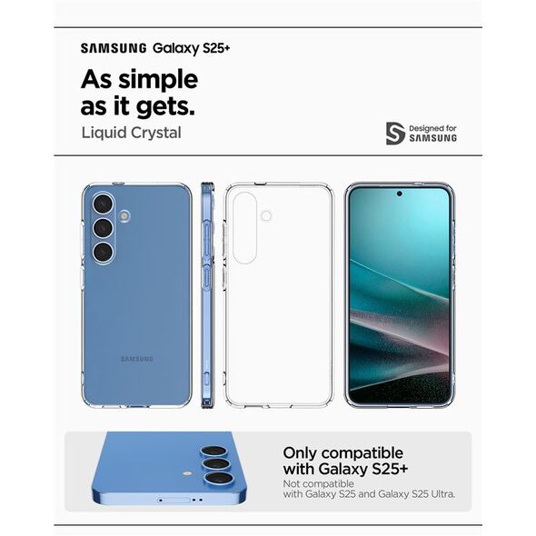 SPIGEN LIQUID CRYSTAL GALAXY S25+ PLUS CRYSTAL CLEAR