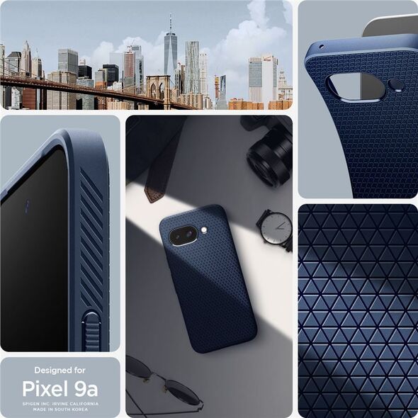 Spigen Liquid Air, navy blue - Google Pixel 9a