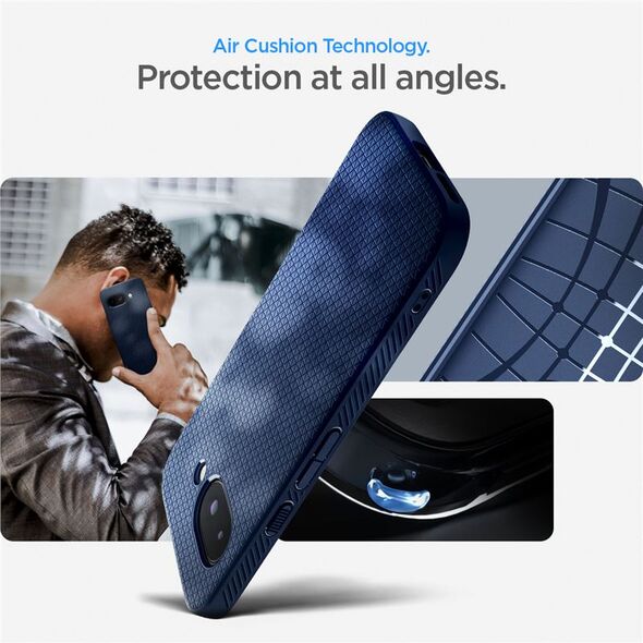 Spigen Liquid Air, navy blue - Google Pixel 9a