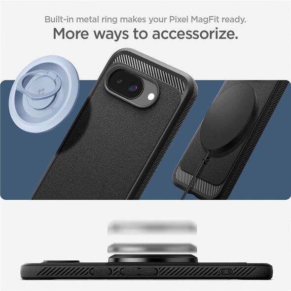 SPIGEN RUGGED ARMOR MAG MAGSAFE GOOGLE PIXEL 9A MATTE BLACK