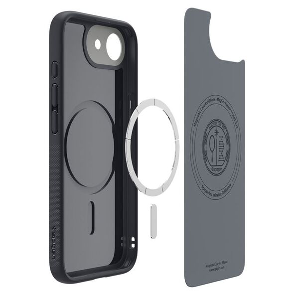 SPIGEN NANO POP MAG MAGSAFE IPHONE 16E ΜΑΥΡΟ ΣΟΥΣΑΜΙ