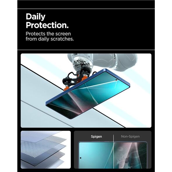 ΥΒΡΙΔΙΚΟ ΓΥΑΛΙ SPIGEN ELITE SHIELD ”EZ FIT” HD GALAXY S25 ULTRA CLEAR