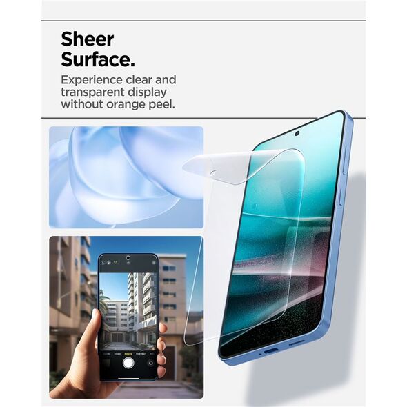 ΥΒΡΙΔΙΚΟ ΓΥΑΛΙ SPIGEN ELITE SHIELD ”EZ FIT” HD GALAXY S25+ PLUS ΔΙΑΦΑΝΕΣ