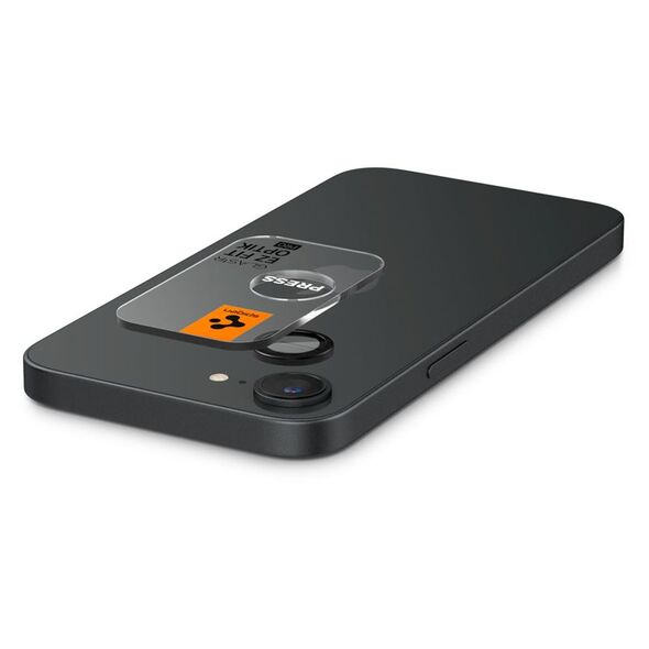 ΠΡΟΣΤΑΤΕΥΤΙΚΟ ΚΑΜΕΡΑΣ Spigen OPTIK PRO GLAS.TR "EZ FIT" CAMERA PROTECTOR 2-PACK IPHONE 16E BLACK