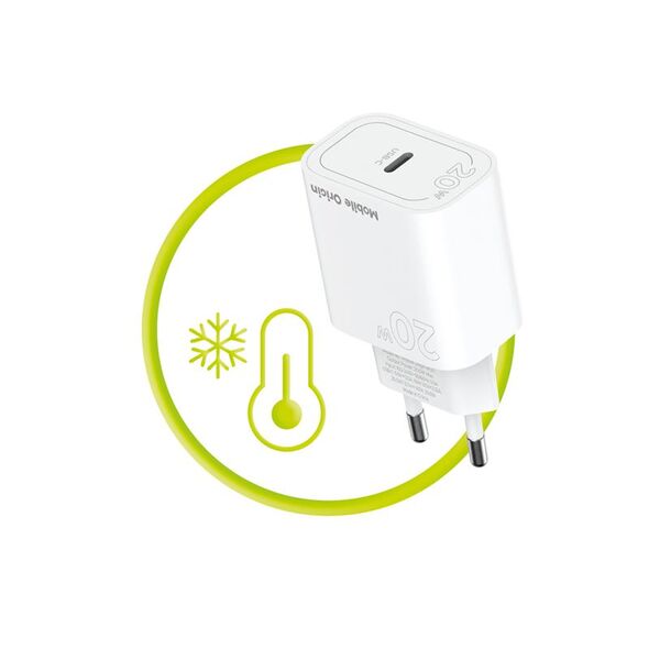 Φορτιστής Mobile Origin Wall Charger MO11 1x USB-C 3 A (FRL-PD20W-MO11)