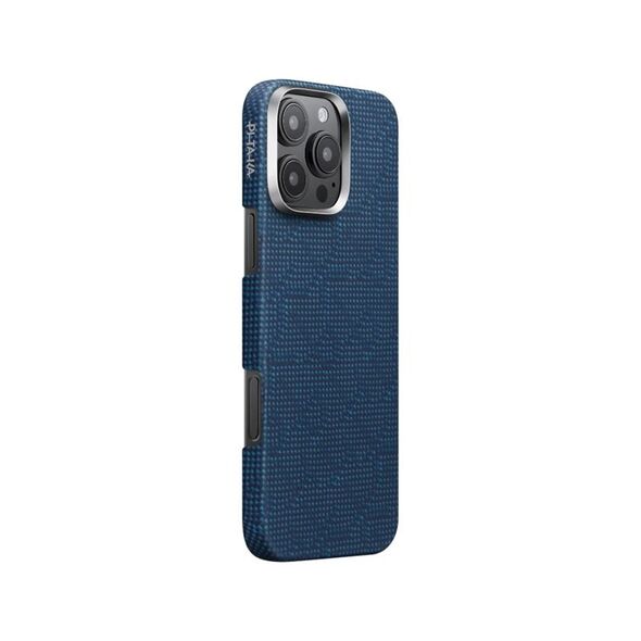 Θήκη Υφασμένη Αφής Pitaka, PTK Σκούρο Μπλε - iPhone 16 Pro