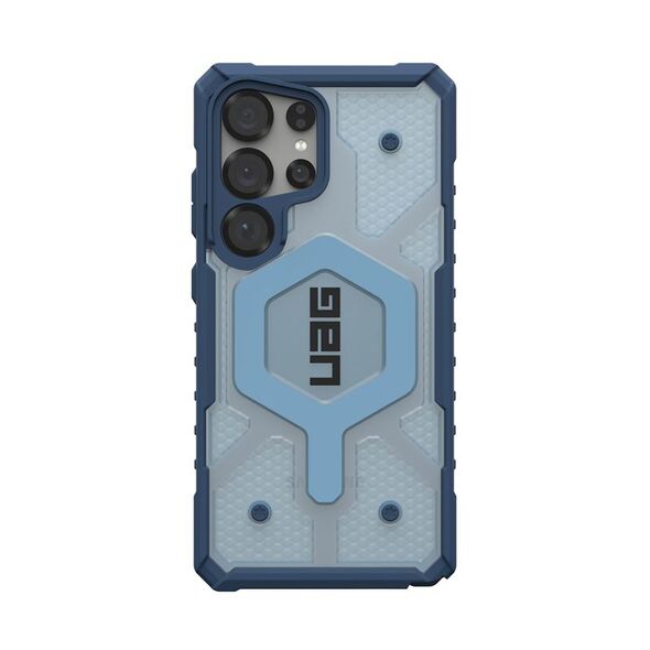UAG Pathfinder Clear Magnet Bundle - προστατευτική θήκη για Samsung Galaxy S25 Ultra 5G με ενσωματωμένη μαγνητική μονάδα και λουράκι καρπού για το τηλέφωνο (μπλε)